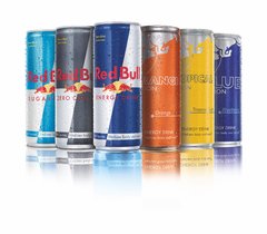 Red Bull energetický nápoj plech